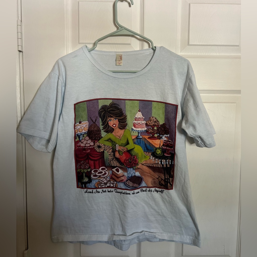 Graphic T-Shirt “lead me not into temptation, i can find it myself!”